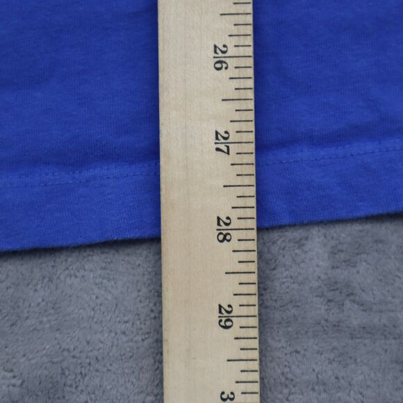 Nautica Shirt Mens L Blue Polo Short Sleeve Collared Button Cotton Embroidered - Picture 4 of 16